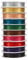 Beadthoven 10Rolls 22Gauge/0.6mm Tarnish Resistant Copper Wire Mixed Color 196Ft/60M Bendable Jewelry Beading Bare Metal Wires for Jewelry Wrapping Making Floral Sculpture Crafts 6M/roll