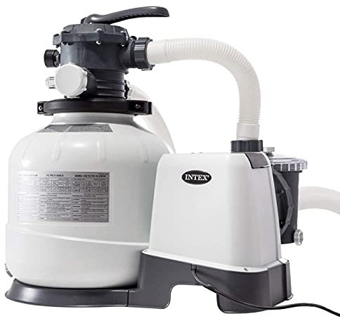 Pompa Filtro a sabbia per piscina fuori terra con WIFI SX2100 PLUS. Portata 7900 l/h (in piscina 6000 l/h) (Con Sabbia)