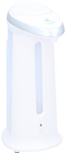 Bath & Shower Soap Dispenser - Automatic - with Sensor - for Liquid Soap like Shampoo, Washing-up Liquid and also Hand Sanitizer Gel - 330ml - White