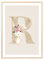 MeinBaby123® Buchstaben Poster DIN A4 Kinderzimmer Mädchen und Junge | Babyzimmer Deko | Bilder Kinderzimmer | Geschenkideen zur Geburt | Geburtsposter | Anfangsbuchstabe Poster R (Hase - R)