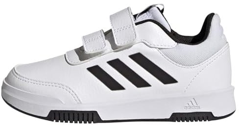 adidas Tensaur Hook And Loop Shoes, Zapatillas Unisex niños, Ftwr White Core Black Core Black, 28 EU