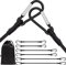 Spanngummi mit Karabiner, Expander mit Karabinerhaken 6er Set, Gepäckspanner schwarz in 3 Größen, 60cm, 100cm, 150cm, Extra Stark Gummispanner für Sonnensegel, Tarps, Garten, Fahrrad, Auto, Ladung