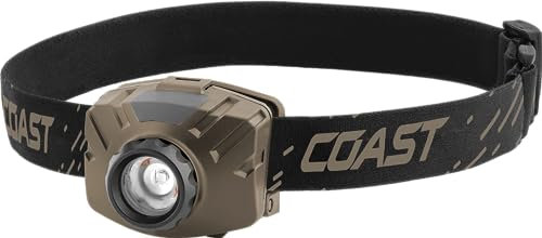 Coast FL70R Wiederaufladbare und Fokussierbare Stirnlampe - 515 lm