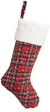 Weihnachtsstrumpf Nikolausstrumpf Personalisiert Weihnachts-Mini-Strumpf-Plaid mit -Manschetten-Strumpf-Dekor-Geschenktüte Nikolausstiefel Socken Weihnachtsstrumpf Set