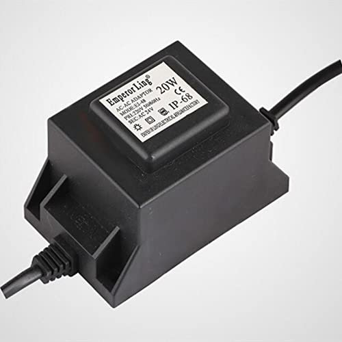GUODDM Transformateur De Tension 220V vers AC 12V/24V, Convertisseur d'alimentation Étanche IP68, pour Lumière De Piscine, Pompe À Eau, Lumière Extérieure, Projecteurs (Color : 105w, Size : 12v)