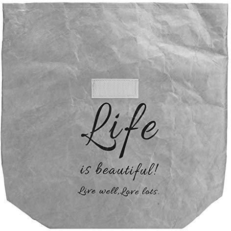 Lunchpaket aus Kraftpapier, Aluminiumfolie, Isolierter Halter, Umweltschutz, Aufbewahrungszubehör Für Snacks, Lebensmittel(Grau)