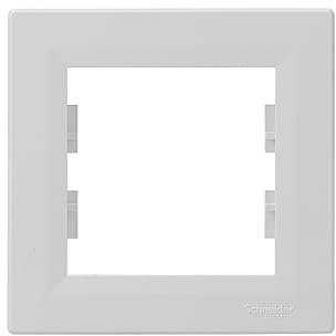 Schneider Electric Asfora EPH5800121D Cadre simple pour prise et interrupteur Blanc
