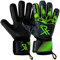 Rectrix Bold Torwarthandschuhe - Fingersave Protection - German Latex - Negativer Schnitt - Jugend & Erwachsene Größen - Für Fußball Fußball (7, Grün)
