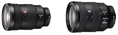 Sony FE 24-70 mm f/2.8 GM | Vollformat, Mittelklasse, Zoom Objektiv (SEL2470GM) & FE 24-105mm f/4 G OSS | Vollformat, Standardzoomobjektiv (SEL24105G)