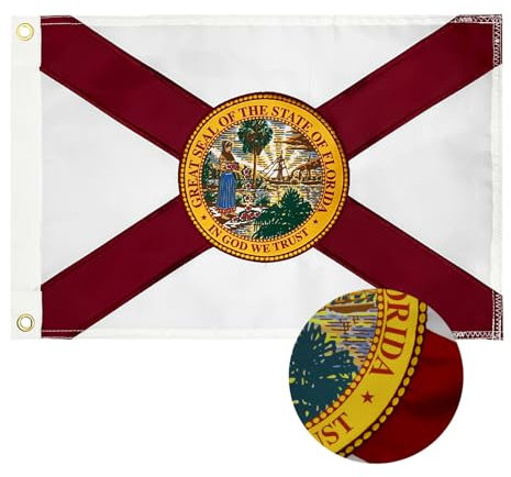 ROTERDON Florida-Flagge, 30,5 x 45,7 cm