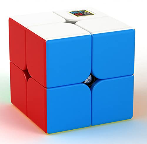 Bokefenuo Cuber Moyu Meilong Speed Cube 2x2 Stickerless MoFang Jiaoshi Meilong Puzzle 2x2x2 Toys for Kids Magic Cube