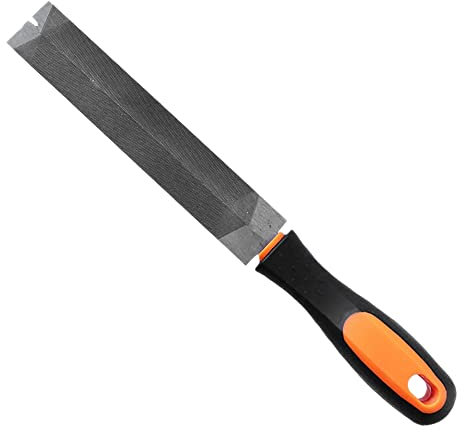 Persistence 6 Inch Pruning Saw File T12 Bearing Steel Fine-Tooth Rasp File Carpentry Woodworking Hand Tool with Handle