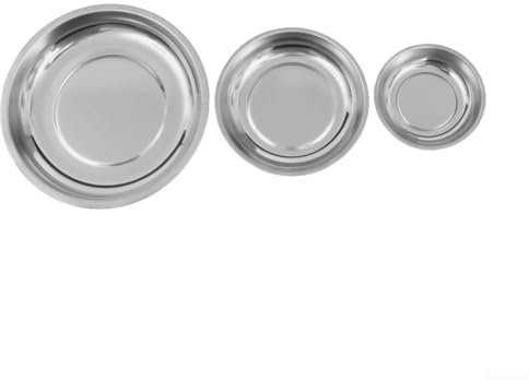 Vassoio magnetico delle parti del garage, piatto dell'acciaio inossidabile per l'organizzazione dello strumento (A)