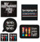 6er Set drei Fragezeichen - Aufnäher, Bügelbild, Aufbügler, Applikationen, Patches, Flicken, zum aufbügeln, Größe: