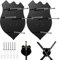 OMISTAR Double Sword Wall Mount - Acrylic Black Stand for Single or Double Swords, Axe Wall Hanger