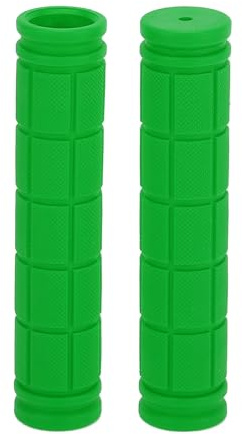 TUCKBOLD Bike Handlebar Grips Covers 120mm Long Lightweight Green | Bicycle End Grips Protector, 1 Pair