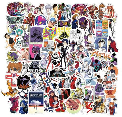 Neon Genesis Evangelions Aufkleber, 100 Pcs Ayanami Rei Figur Vinyl Wasserdichte DIY Stickers Für Party, Wasserflasche Scrapbook Laptop Skateboard Computer Für Teens Studenten