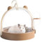 Cage de transport pour hamster – Cage de transport pour petits animaux avec bouteille d'eau, cage de transport respirante pour furet, souris, voyage