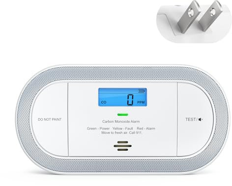 X-Sense Plug-in Carbon Monoxide Detector, with AAA Battery Backup, XC0C-SA, 1-Pack