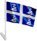 Drapeau adhésif de Martinique en Polyester 10 pièces