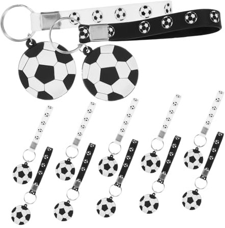 WESIEVYA Benutzerdefinierter Fußball-schlüsselanhänger Fußbälle Sport- 12 Stück Dekorative Schlüsselanhänger Für Partygeschenke