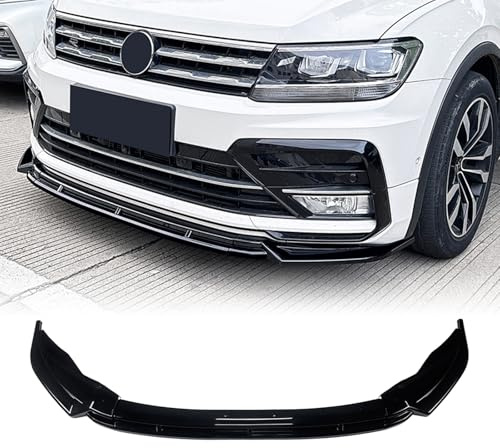 Unterer Stoßstangen-Spoiler für VW Tiguan MK2 Rline 2017-2021 Schwarz