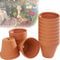Cerkkapo 12 Stück 7 X 6 cm Terrakotta Topf,Tontöpfe Klein mit Abflussloch,Kleine Tontöpfe zum Basteln,Mini Terrakotta Tontöpfe,Wiederverwendbar Tontopf,Terracotta Blumentopf Pflanzen für Zimmer Büro