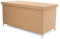 di volio Gartenbox Belia, Auflagenbox 870 L, mit abschließbarem Deckel, wasserdicht & wetterfest, für Kissen oder Gartengeräte, bis 220 kg (Beige)