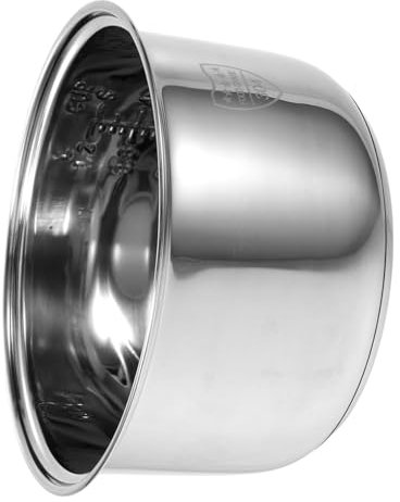 OFFSCH Nonstick Interior Pot Rice Cooker Liner Stainless Steel Replacement Inner Tank for Cooking Container Use in Kitchen