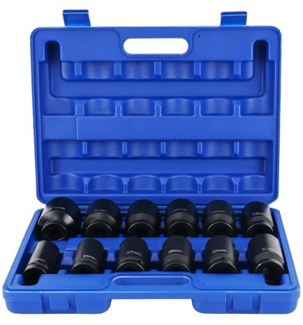 maXpeedingrods Lot de 12 douilles 3/4 24-41 mm - Douille longue à percussion