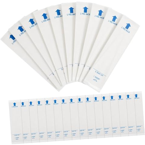 MOTHNUR Einweg Thermometerhüllen aus Papier 150 Stück Schutzkappen für Fieberthermometer Pe Beschichtet Hygienisch für Klinik und Zuhause