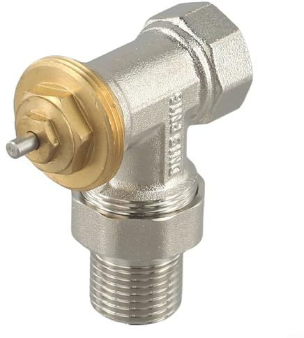 YobiLife Thermostatventil aus Messing, für DN15/DN20, einfache vertikale Installation und Steuerung (DN15)