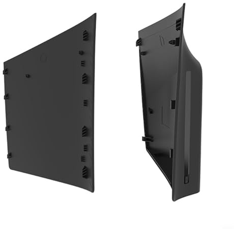 Custodia protettiva in ABS da 5 pezzi per console PS5 Pro, pannelli frontali di ricambio da 3 mm, adatta per dischi e versione digitale (bianco)