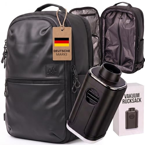 Sac de Voyage Sous Vide – Avion Bagage Cabine Avec Ouverture Valise (Noir)