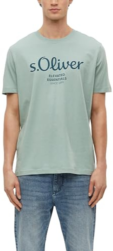 s.Oliver Baumwoll-T-Shirt mit Logo-Print