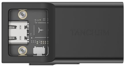 TANCHJIM SPACEⅡ Amplis Casques Portable AMP Haute Efficacité avec App/Micro | DAC Audio Basse Conso, Dual CS43131, Puce Transmission USB Numérique «PureBridge», DSD256 PCM 32Bit/384kHz, Sorties 3,5/4,4mm