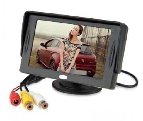 Sunvalleytek 10,92 cm LCD TFT Monitor Rückspiegel für Auto Rückfahrkamera