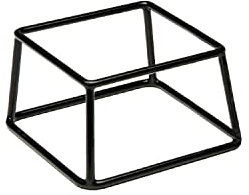 APS 33251 MULTI Schwarz Metall Buffet Ständer mit Anti-Rutsch-Beschichtung, 20 x 18 x 10 cm
