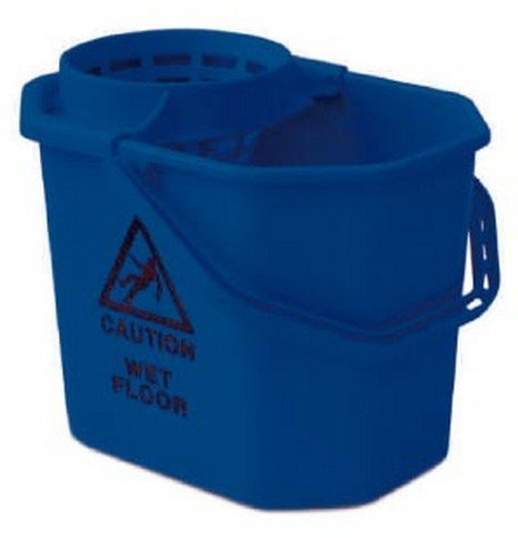 Euromop - Secchio + Strizzatore Mop, Plastica, Blu