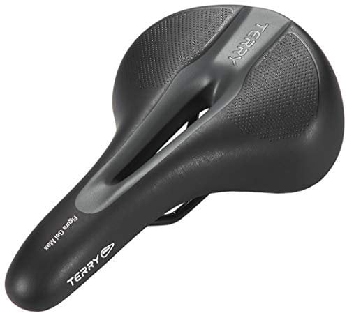 Ergon Herren Figura Gel Max Fahrradsattel, Black, L