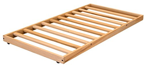 KD Frames HonLena Zwillings-Ausziehbett, Naturholz
