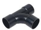 FloPlast 32mm Solvent Weld Waste Black Tee