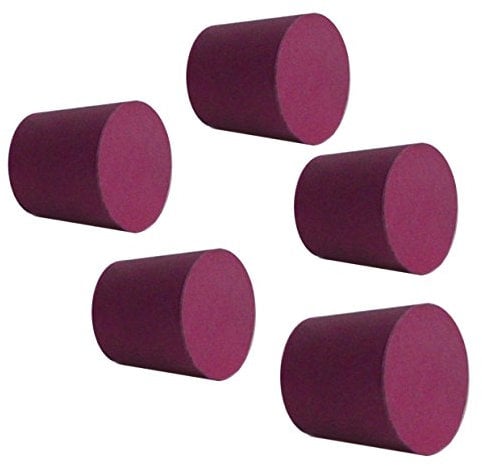 5X Bung Demijohn Rubber Cork - Solid NOT Drilled Un-Bored - Bottle Stopper