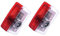 Liuer 2PCS Car LED Projecteur Ghost Shadow Logo Lampe 3D Voiture Lumière D'entrée D'éclairage Bienvenue laser Projecteur