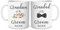 Set of 2 Mugs Personalised Custom Gifts Grandma Grandad of The Groom Wedding Favours Mug Coffee Mugs Tea Cup WSDMUG2119