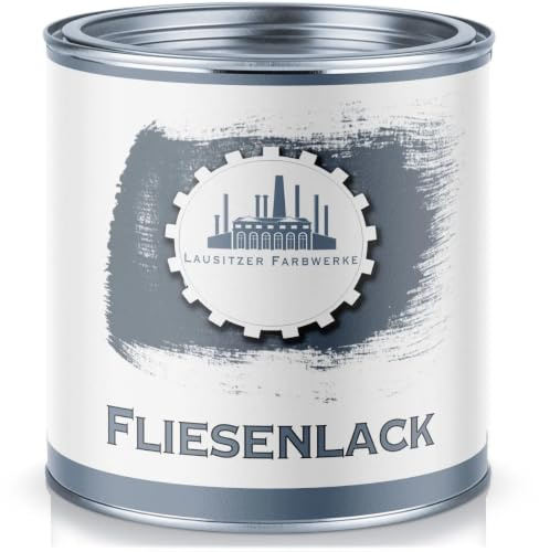 Pintura para azulejos 2en1 satinado verde claro RAL 6027 verde Imprimación+Esmalte para interior y exterior acabado en capa final - especialmente resistente y de secado rápido - (1 L) Lausitzer Farbwe