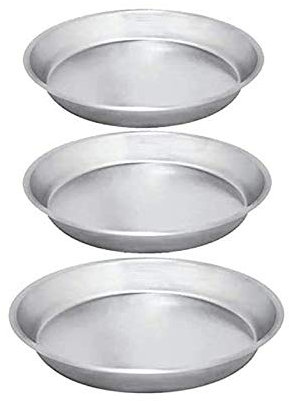 Pentalux Set 6pz (2X Parte 24cm 20cm 16cm) Pezzi Stampo tortiera conica Bassa in Alluminio ruoto per pastiera napoletana Pizza di Grano…