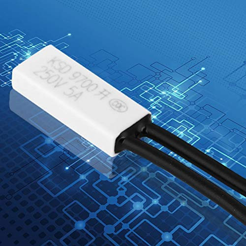 10pcs KSD9700 Interruttore di controllo della temperatura della protezione surriscaldamento Sonda bimetallica 250V 5A(40℃)