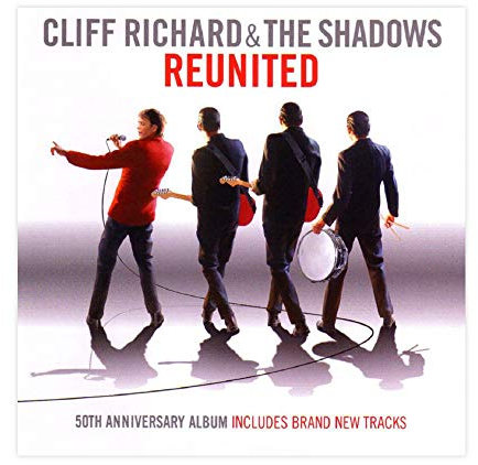 Cliff Richard's Album Cover – Reunited – Cliff Richard And The Shadows Leinwand-Poster, Schlafzimmer, Dekoration, Sport, Landschaft, Büro, Raumdekoration, Geschenk, 30 x 30 cm, ohne Rahmen