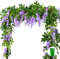 2 pièces de Vigne de Fleur Artificielle 2M/6.5 Pieds Fausse glycine Suspendue Guirlande de Vigne de Fleur de Vigne, utilisée pour la décoration Murale, Mariage à la Maison, Jardin, décoration de fête